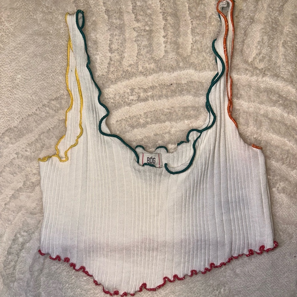 White tank top